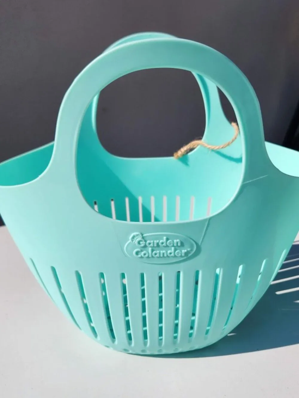 NEW Hutzler Mini Colander Garden Basket Vegetable Produce Collection w/ Handles